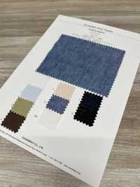 1SG023 Popelina De Lino Europea[Fabrica Textil] Chambray Subfoto