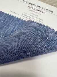 1SG023 Popelina De Lino Europea[Fabrica Textil] Chambray Subfoto