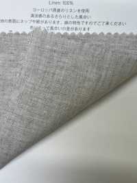 1SG023 Popelín De Lino Europeo[Fabrica Textil] Chambray Subfoto
