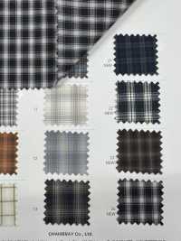 3SG034 Cuadros De Poliéster/algodón[Fabrica Textil] Chambray Subfoto