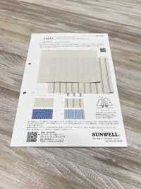 14413 10 Hilos De Algodón Oxford De Un Solo Hilo Con Procesamiento De Silicona, Acabado De Lavado Artesana[Fabrica Textil] SUNWELL Subfoto