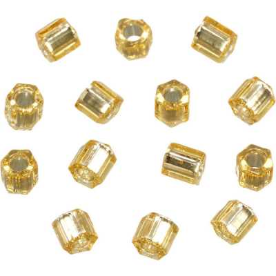 6D Abalorios hexagonales grandes