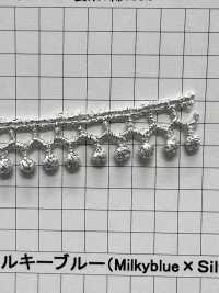 25902S Color Princesa Química Lamé Plateado[Cordón] Kyowa Lace Subfoto