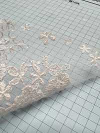 T24371-T15 Encaje Bordado De Tul Transparente[Cordón] Kyowa Lace Subfoto