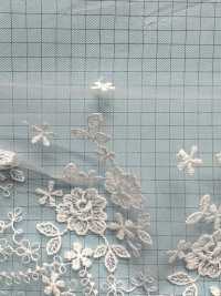 T24371-T15 Encaje Bordado De Tul Transparente[Cordón] Kyowa Lace Subfoto