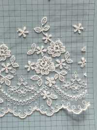 T24371-T15 Encaje Bordado De Tul Transparente[Cordón] Kyowa Lace Subfoto