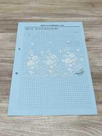 T24371-T15 Encaje Bordado De Tul Transparente[Cordón] Kyowa Lace Subfoto