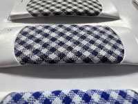 1515-PPT Cinta Para Ribetes De Cuadros Pequeños Con Núcleo Fino Y Núcleo Grueso T/C Gingham[Cordón De Cinta De Cinta] Industrias Topman Foto secundaria