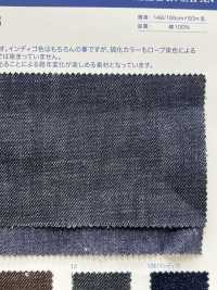 MY7373 Denim De Color Sulfurado Teñido En Hilo De 13,5 Oz[Fabrica Textil] Kumoi Beauty Foto secundaria