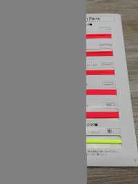 10007-SF 10007 Cinta Adhesiva De Un Solo Pliegue De Colores Emocionantes[Cordón De Cinta De Cinta] MARCA ESTRELLA (Hoshika) Subfoto