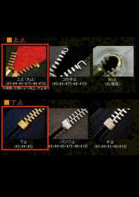 4-BK-E-C Cremallera Vintage WALDES® Negra Talla 4, Cinta De Poliéster, Extremo Cerrado Sujetador Asahi Subfoto