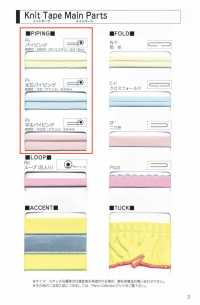 11000-PIPING 11000 Cinta De Punto Para Ribete[Cordón De Cinta De Cinta] MARCA ESTRELLA (Hoshika) Subfoto