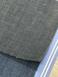 HI1074 Mezclilla Teñida Con Cuerda De índigo Natural De 10,4 Oz[Fabrica Textil] Todo Azul Foto secundaria