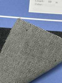 HIOG7 Mezclilla De Algodón Orgánico Con Cuerda índigo[Fabrica Textil] ALL BLUE Subfoto