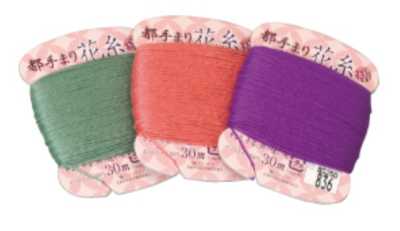 MIYAKO-HANA Hilo de coser a mano Miyako Temari Hana