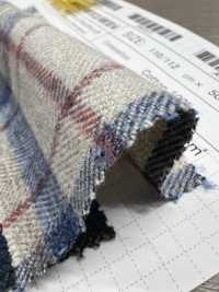 AW1812 Franela De Cuadros Melange Retorcidos[Fabrica Textil] SHIBAYA Subfoto