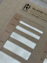 6940 Cinta De Satén Reciclada De Una Cara[Cordón De Cinta De Cinta] ROSE BRAND(Marushin) Subfoto