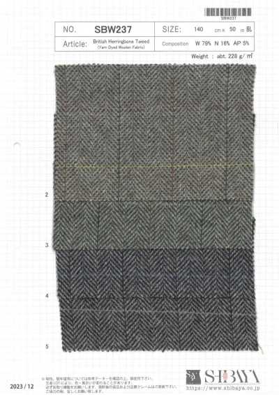 SBW237 Tweed de espiga británico