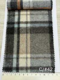 85352 Re WOOL Chambray Shaggy Check[Fabrica Textil] Parika Más fotos