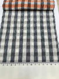 OSK-1000-1 T/C Seersucker Cuadros Gingham[Fabrica Textil] HOKKOH Foto secundaria