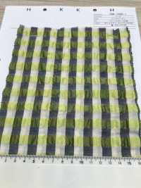 OSK-1000-1 T/C Seersucker Cuadros Gingham[Fabrica Textil] HOKKOH Foto secundaria