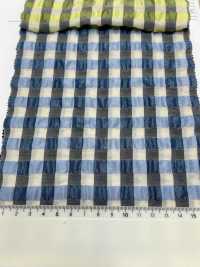 OSK-1000-1 T/C Seersucker Cuadros Gingham[Fabrica Textil] HOKKOH Foto secundaria