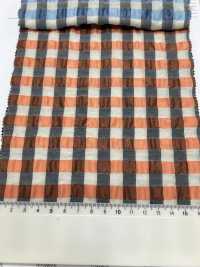 OSK-1000-1 T/C Seersucker Cuadros Gingham[Fabrica Textil] HOKKOH Foto secundaria