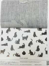 AP52101 Kuroneko Oxford (Rollo Redondo)[Fabrica Textil] COSMO TEXTILE Subfoto