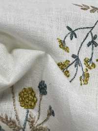 8025-1790-1 Sábanas De Lino Loomstate Con Flores Bordadas[Fabrica Textil] HOKKOH Subfoto
