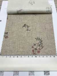 8025-1790-1 Sábanas De Lino Loomstate Con Flores Bordadas[Fabrica Textil] HOKKOH Subfoto