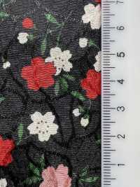 88635 SEVENBERRY® Chirimen Jacquard Flor De Cerezo/Hoja De Cáñamo[Fabrica Textil] VANCET Foto secundaria