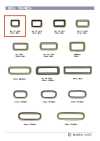 12-808 Anilla rectangular de 12 mm