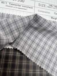 SB57530 Mini Cheque De Tela Para Máquina De Escribir 60/1[Fabrica Textil] SHIBAYA Subfoto