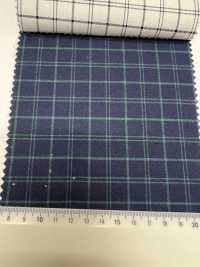 4SG002(2) Algodón Cepillado A Cuadros Peludo[Fabrica Textil] Chambray Subfoto