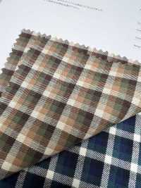 4SG002(2) Algodón Cepillado A Cuadros Peludo[Fabrica Textil] Chambray Subfoto