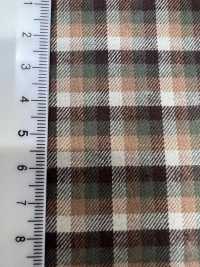 4SG002(2) Algodón Cepillado A Cuadros Peludo[Fabrica Textil] Chambray Subfoto