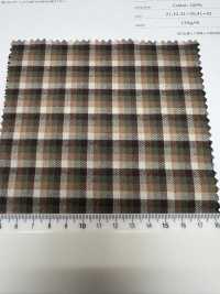 4SG002(2) Algodón Cepillado A Cuadros Peludo[Fabrica Textil] Chambray Subfoto
