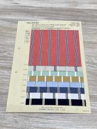 BC3590 Rayas De Satén De Algodón Orgánico[Fabrica Textil] COSMO TEXTILE Subfoto