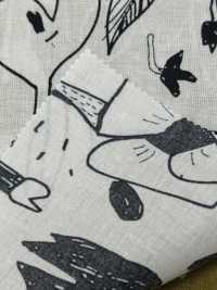 7025-1610-10 60 Flores De Doodle De Césped[Fabrica Textil] HOKKOH Subfoto