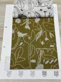 7025-1610-10 60 Flores De Doodle De Césped[Fabrica Textil] HOKKOH Subfoto