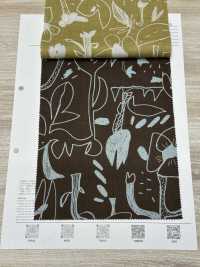 7025-1610-10 60 Flores De Doodle De Césped[Fabrica Textil] HOKKOH Subfoto