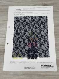 41694 Encaje De Tul De Poliéster[Fabrica Textil] SUNWELL Subfoto