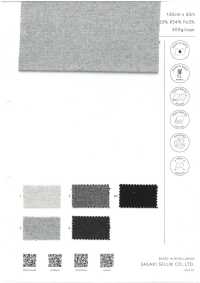 10-3 Celish 40/2 Chambray Peludo De Doble Cara[Fabrica Textil] SASAKISELLM Subfoto