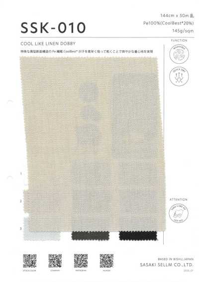 SSK-010 Dobby tipo lino Cool-Like