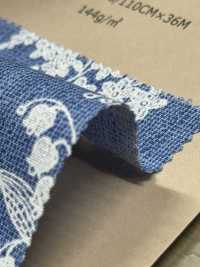 850530 SEVENBERRY® Lirio De Los Valles Del Jardín Azul De Loomstate[Fabrica Textil] VANCET Subfoto