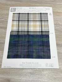 KYC326-D2 Cuadros De Organza Teñidos Con Hilo T/C[Fabrica Textil] Uni Textile(Estudio Komon) Subfoto