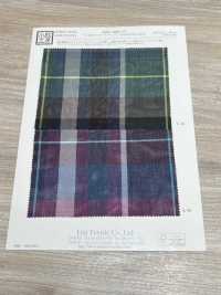 KYC326-D3 Cuadros De Organza Teñidos Con Hilo T/C[Fabrica Textil] Uni Textile(Estudio Komon) Subfoto