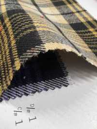 KYC401-W-D2 Hilo Teñido A Cuadros Difuso T/Ry[Fabrica Textil] Uni Textile(Estudio Komon) Subfoto