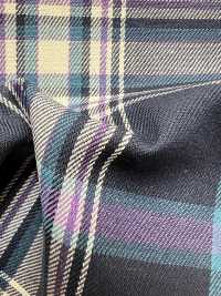 KYC411-D1 Cuidado Del Hilo Teñido T/C Gold Check[Fabrica Textil] Uni Textile(Estudio Komon) Subfoto
