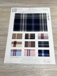 KYC411-D1 Cuidado Del Hilo Teñido T/C Gold Check[Fabrica Textil] Uni Textile(Estudio Komon) Subfoto
